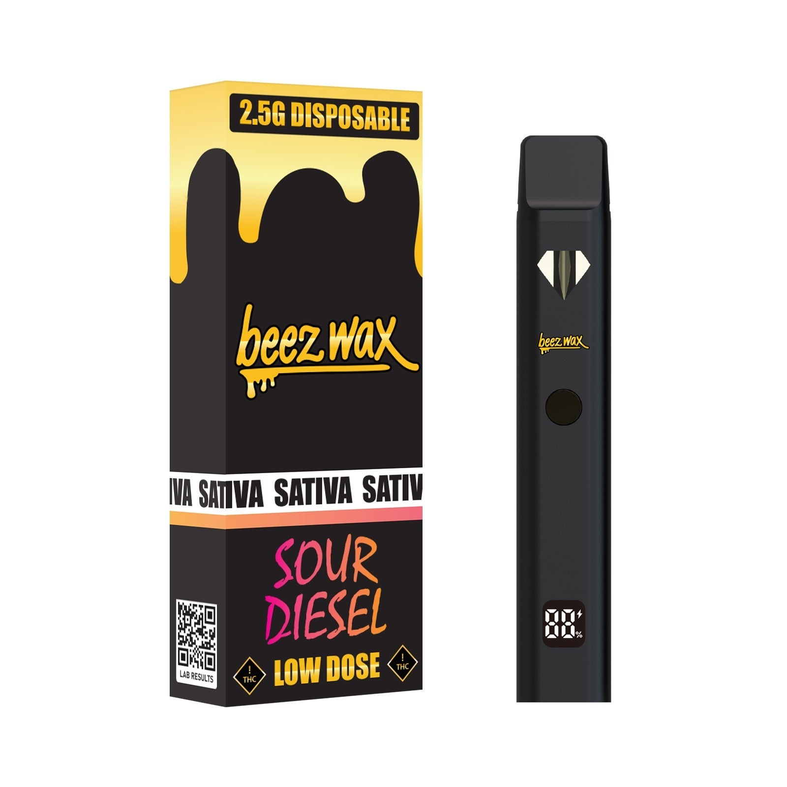 Beez Wax - Low Dose THC Disposable Vape - 2.5g | Minne Organix